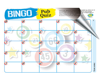Bingo Quiz Answer Sheets